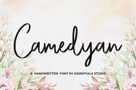 Camedyan Font: Elegant Script for Modern Design