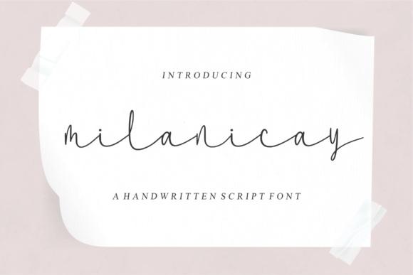 Milanicay: A Handwritten Font That Elevates Every Design