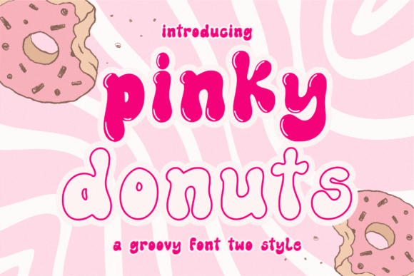 Pinky Donuts: The Bubbly Display Font That Steals the Show