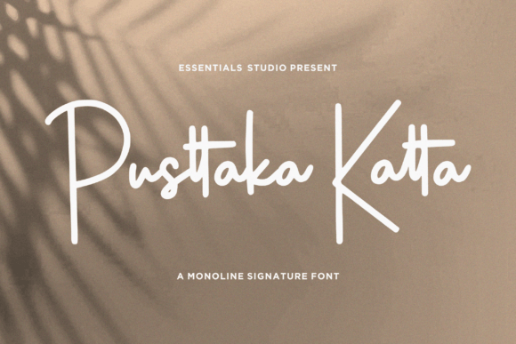 Pusttaka Katta — A Stylish Handwritten Font for Modern Design